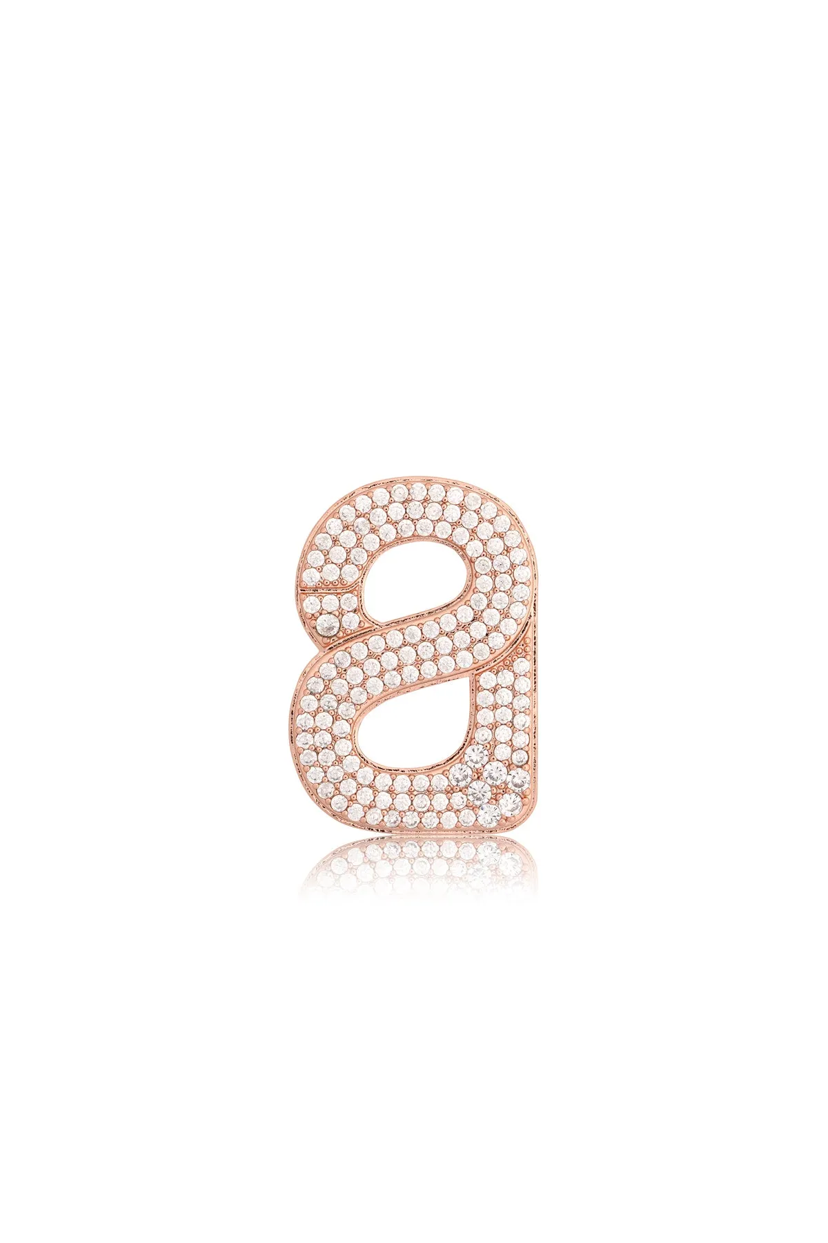 Alva Ring Brooch - Rose Gold