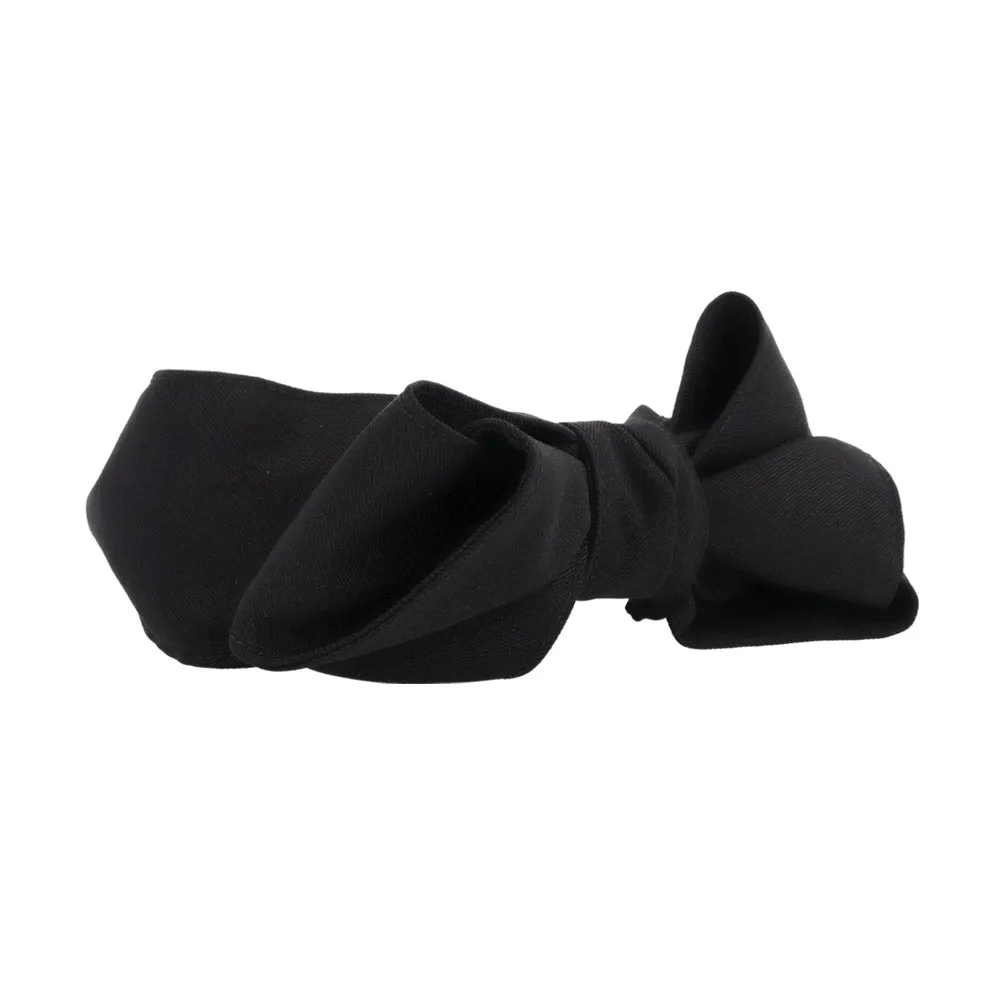 Big Black Side Bow Headband