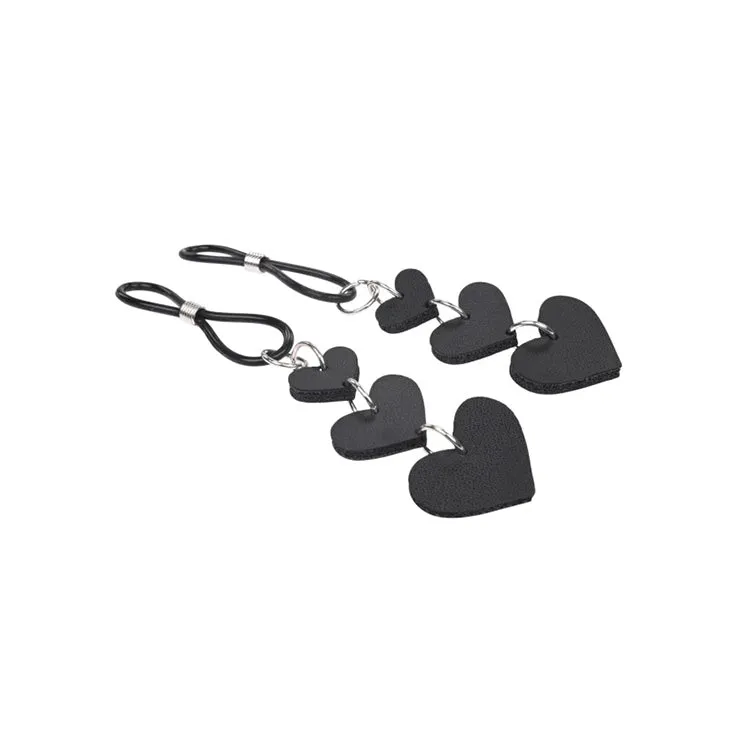 Black Heart Nipple Ties