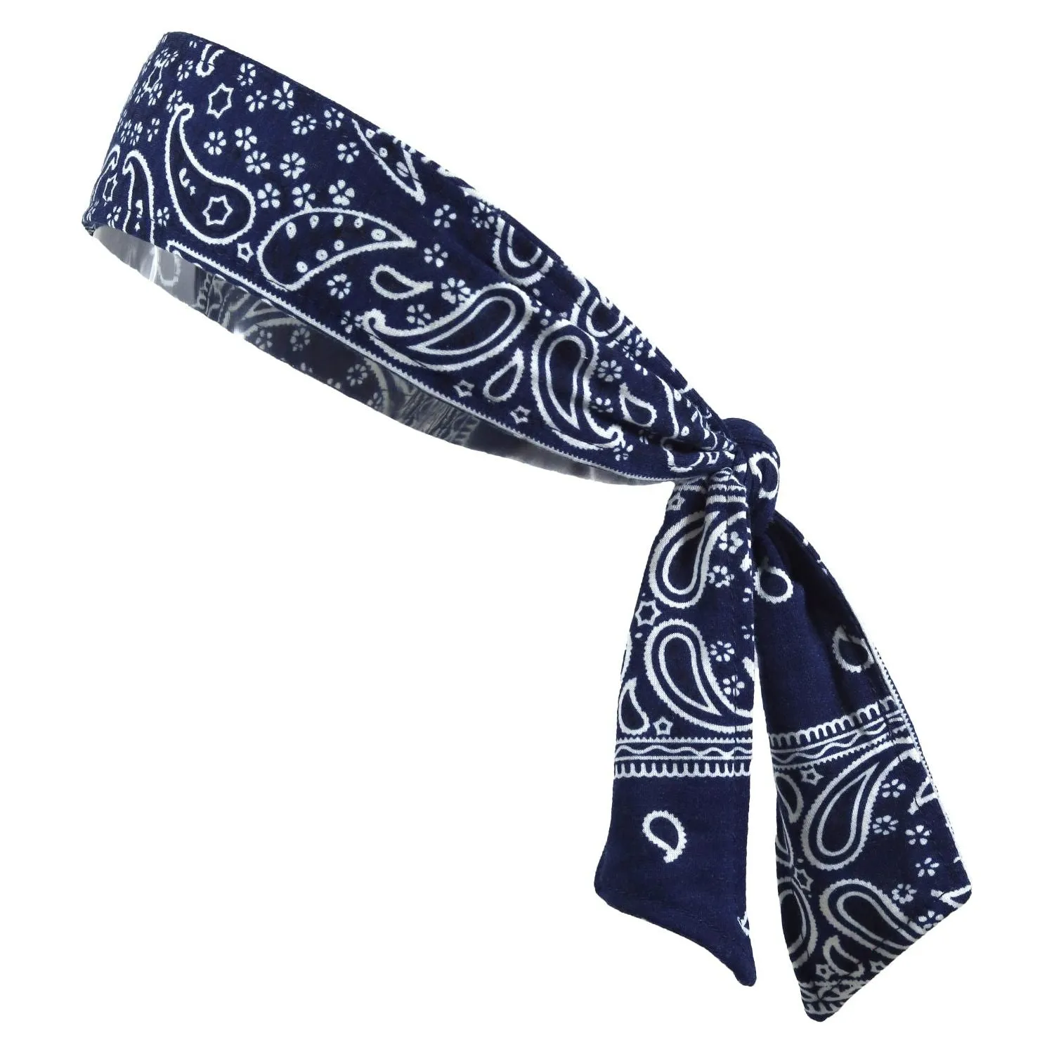 Blue Bandana Tie Headband