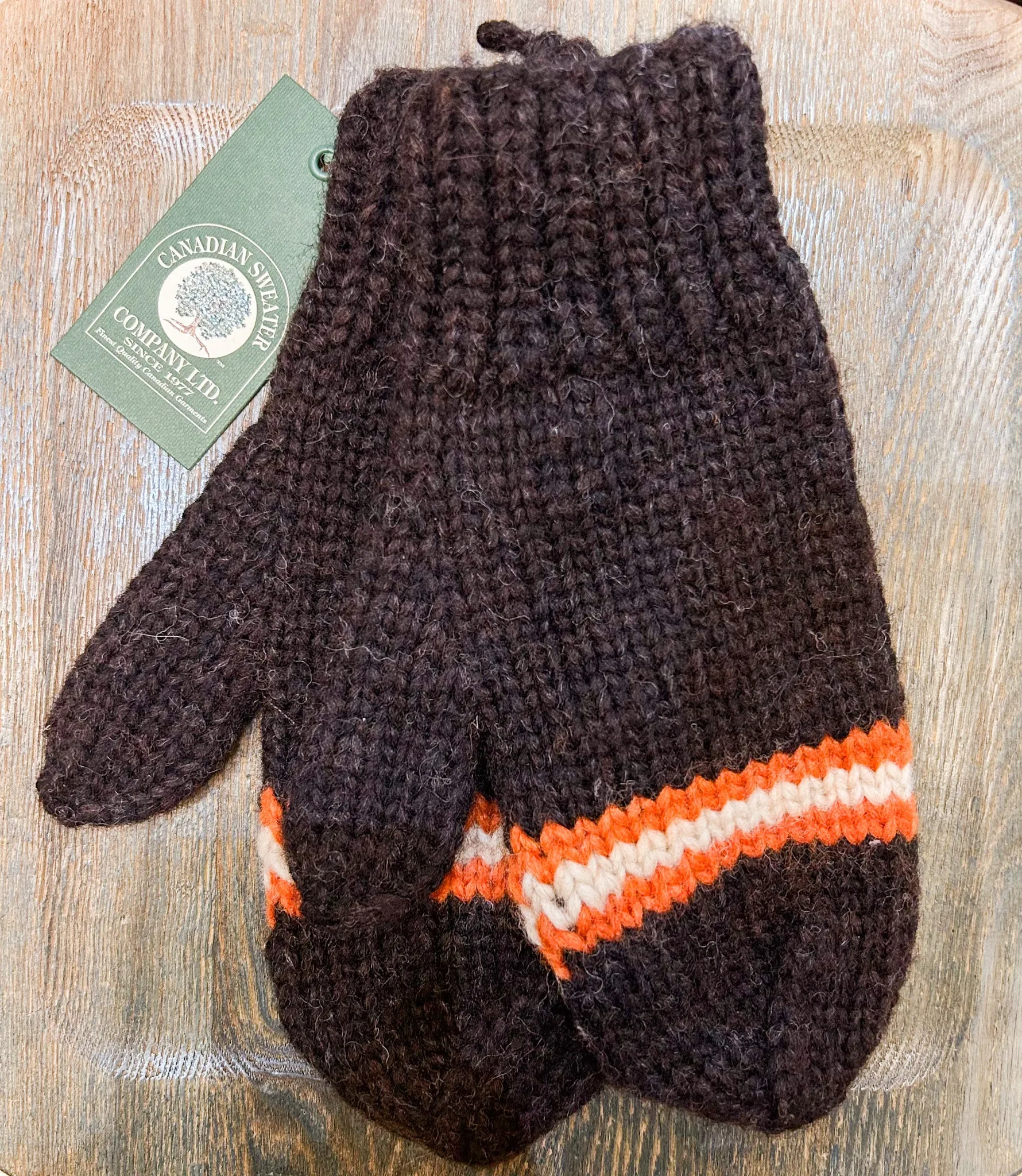 Canadian made Mitts - Brown