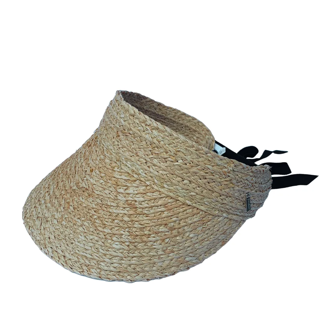 CLOSE Ties Raffia Fibre Visor - Natural