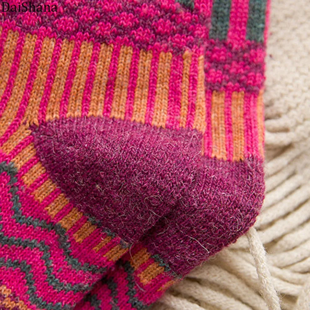 DAISHANA Warm Wool Winter Socks - Women's