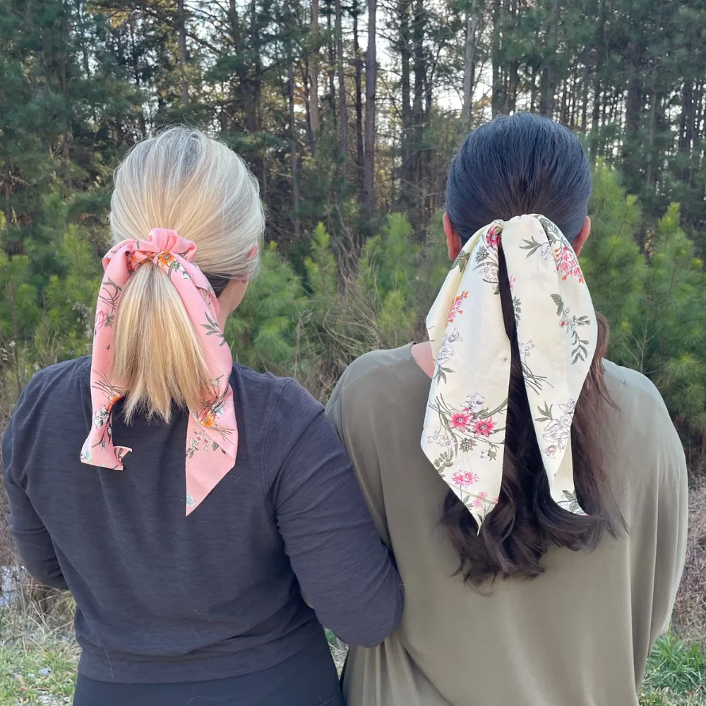 Delicate Floral Darling Scrunchies