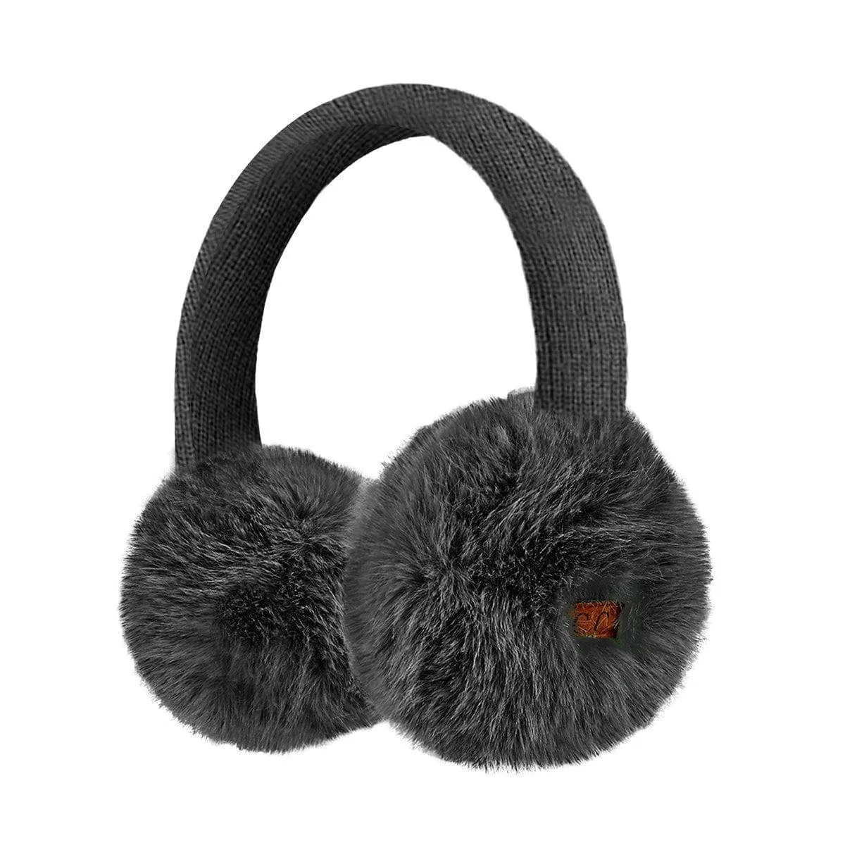 EMS0155 Faux Mink Fur Knitted Earmuffs