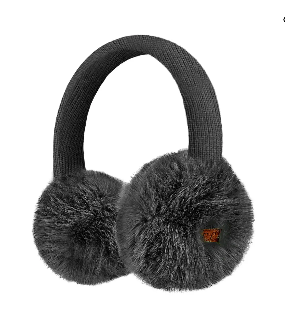 Faux Mink Fur Knitted C.C. Beanie Earmuff EMS0155