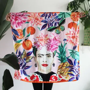 Frida Kahlo Square Fruit Scarf