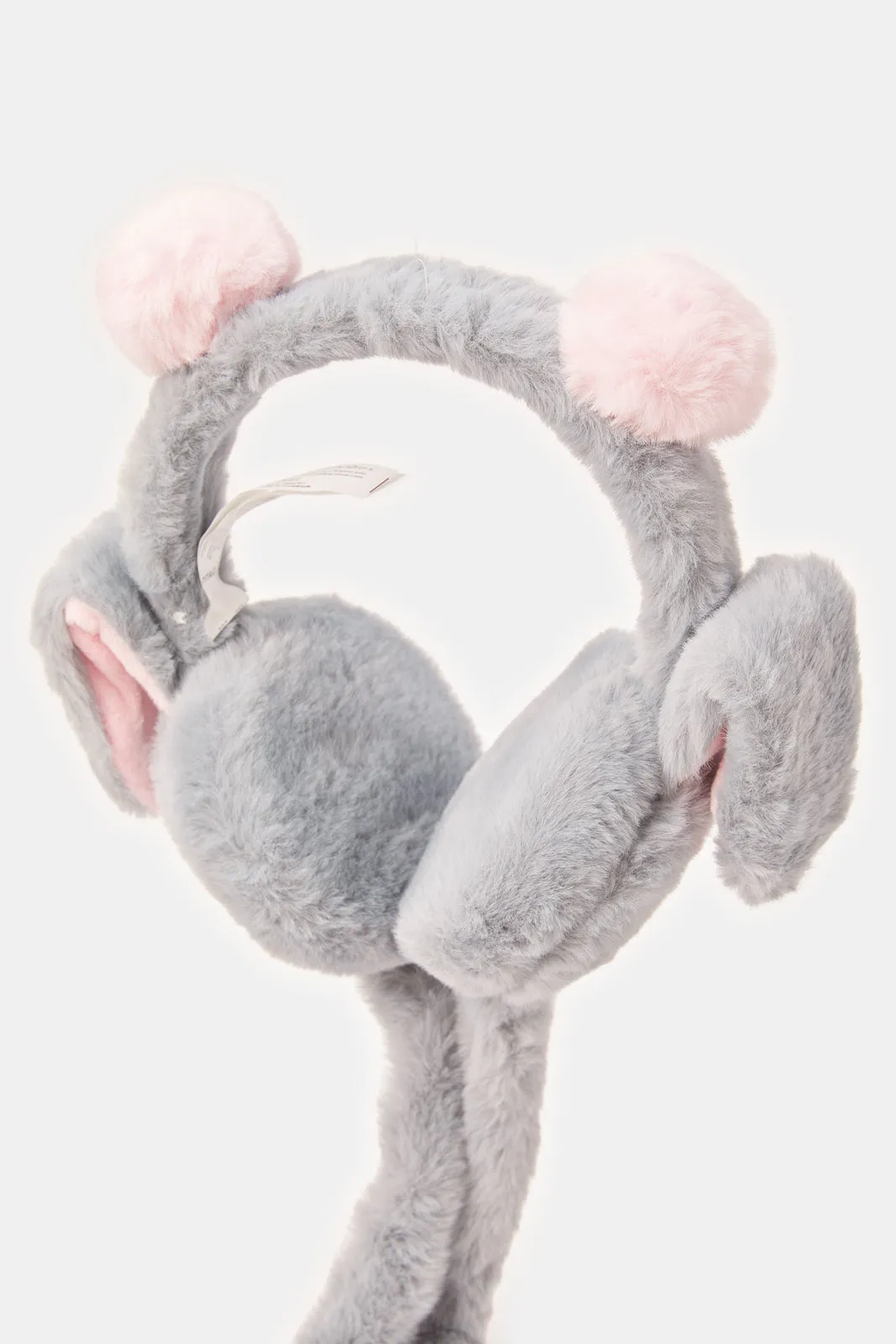 Girls Grey Rabbit Earmuff