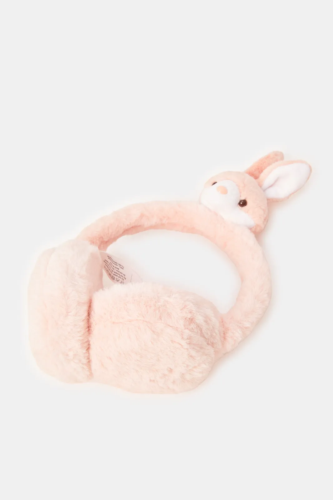 Girls Pink Rabbit Earmuff