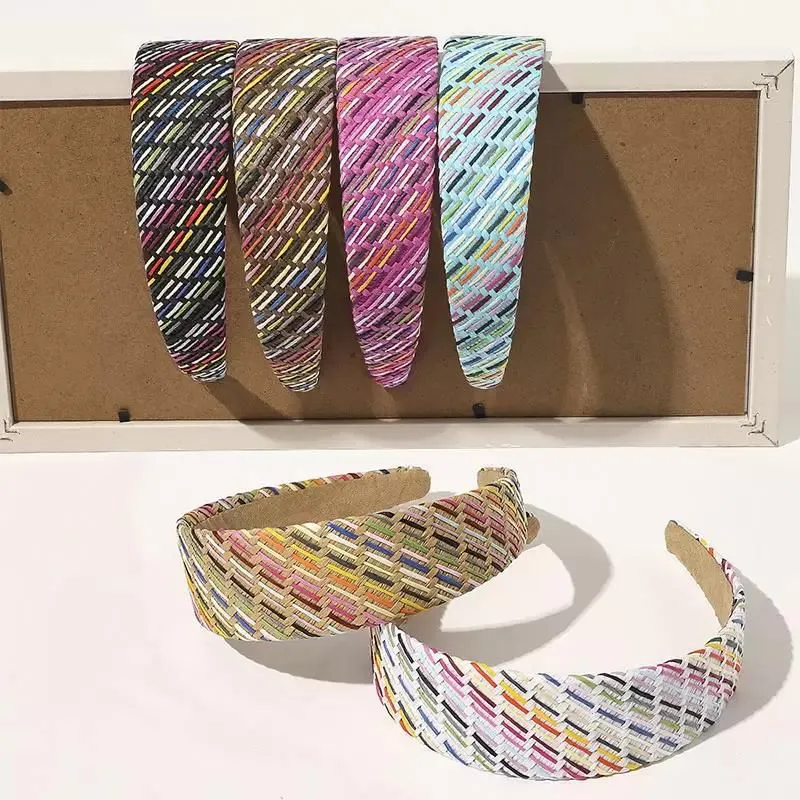 Headband - Tan Multicolor