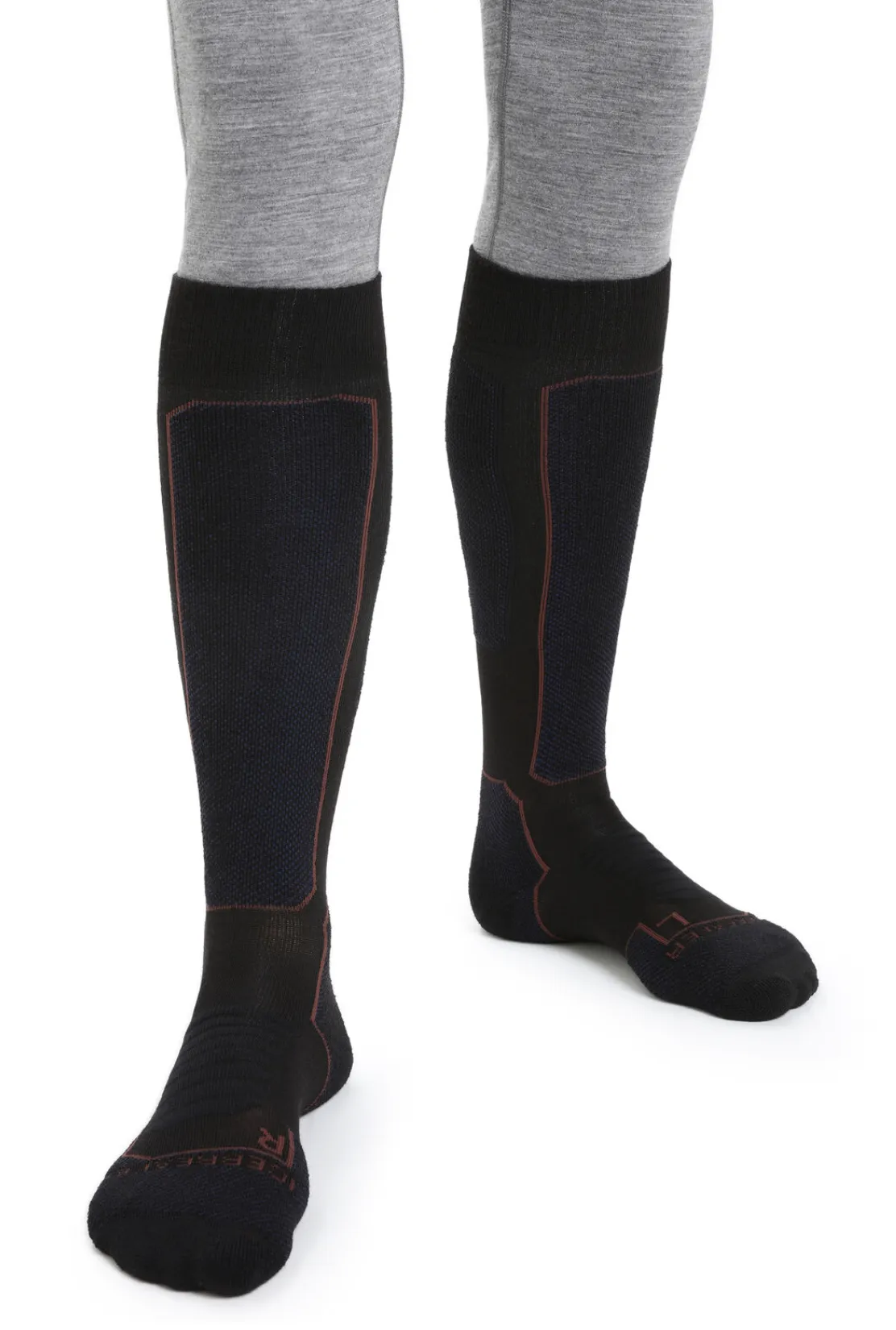 Icebreaker Mens Merino Ski  Medium Over The Calf Socks