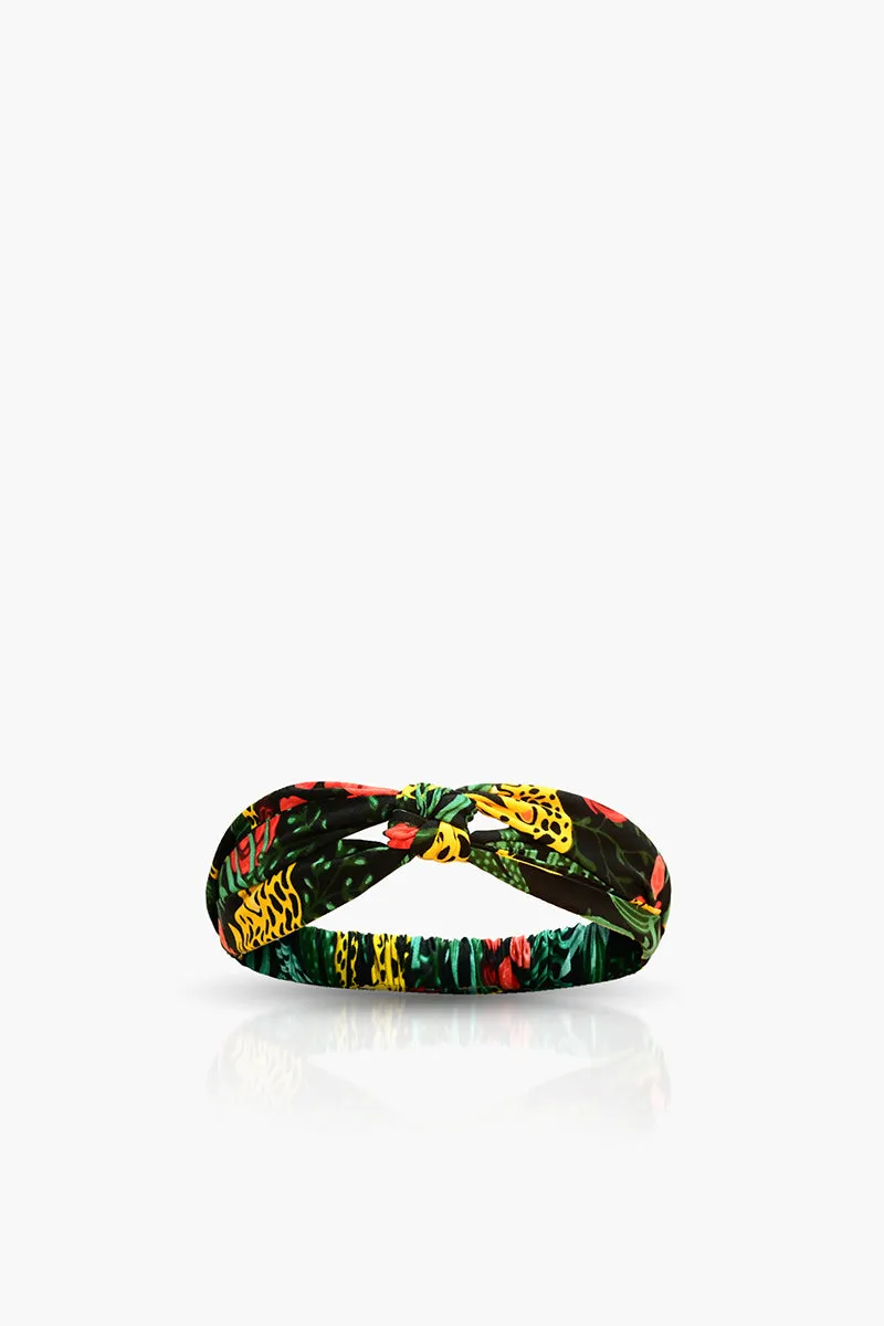 Jaguar Paradise Knotted Headband