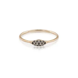 Jane - studded thin hill ring