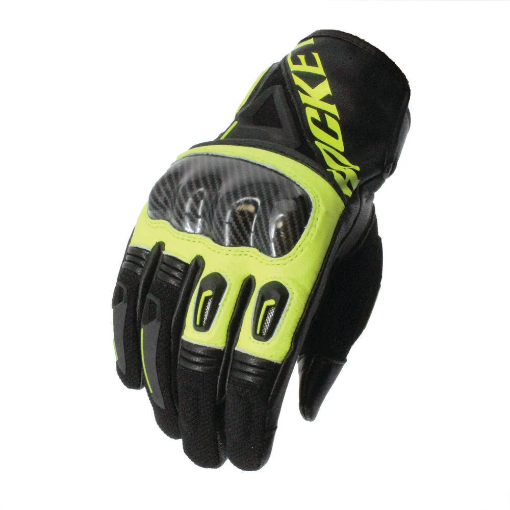 Joe Rocket Sector Mens Hybrid Gloves Black/Hi-Viz