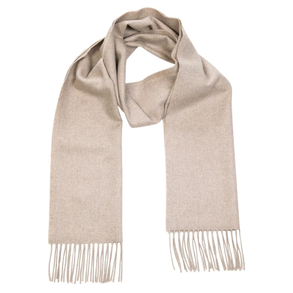 John Hanly Merino Scarf | Oatmeal