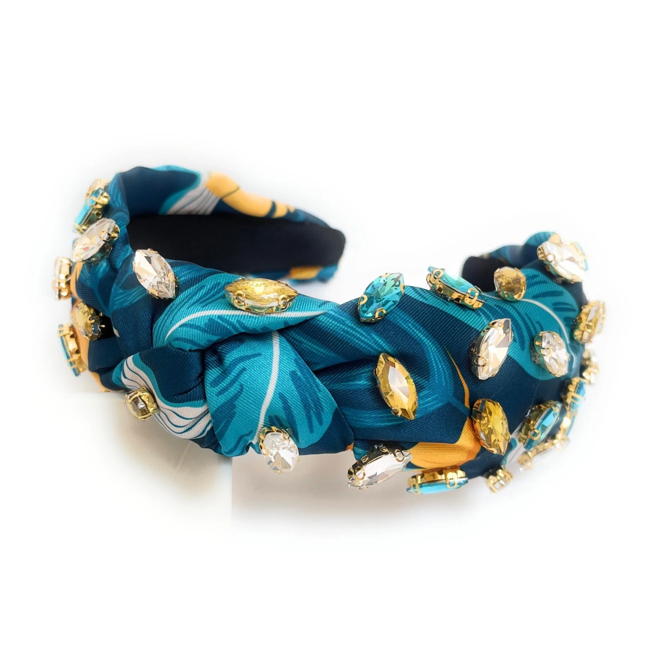 Kai Jeweled Knotted Headband