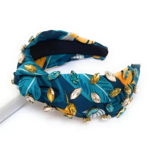 Kai Jeweled Knotted Headband