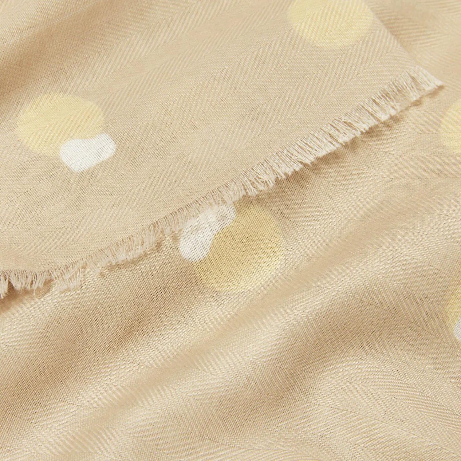 Katie Loxton Polka Dot Tan Printed Scarf