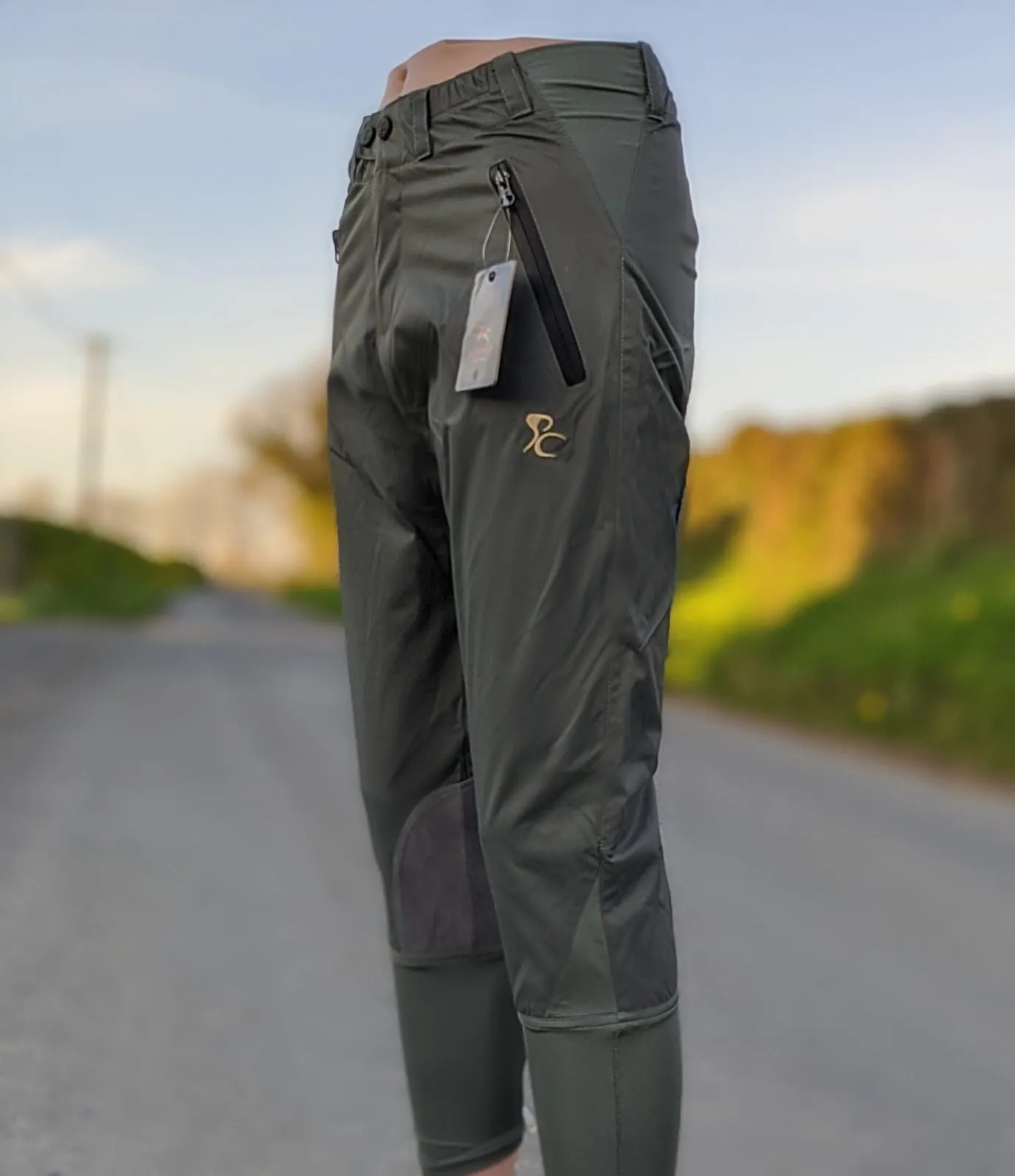 Kids Weatherproof Breeches - Grey and Grey