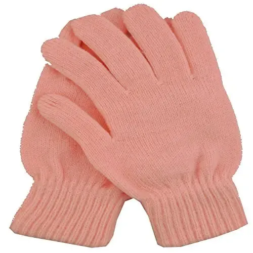 Ladies Knitted Plain Winter Warm Thermal Insulated Gloves - 6 Colours