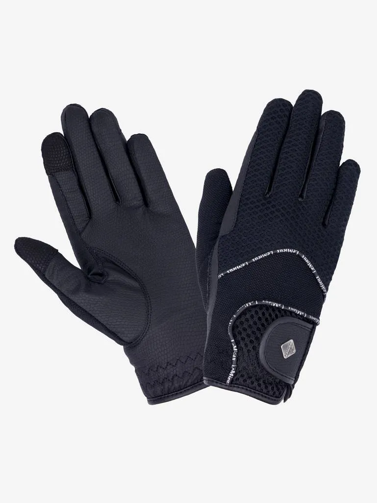 LeMieux 3D Mesh Riding Gloves Navy