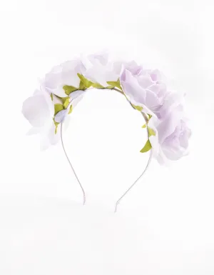 Lilac Rose Full Headband