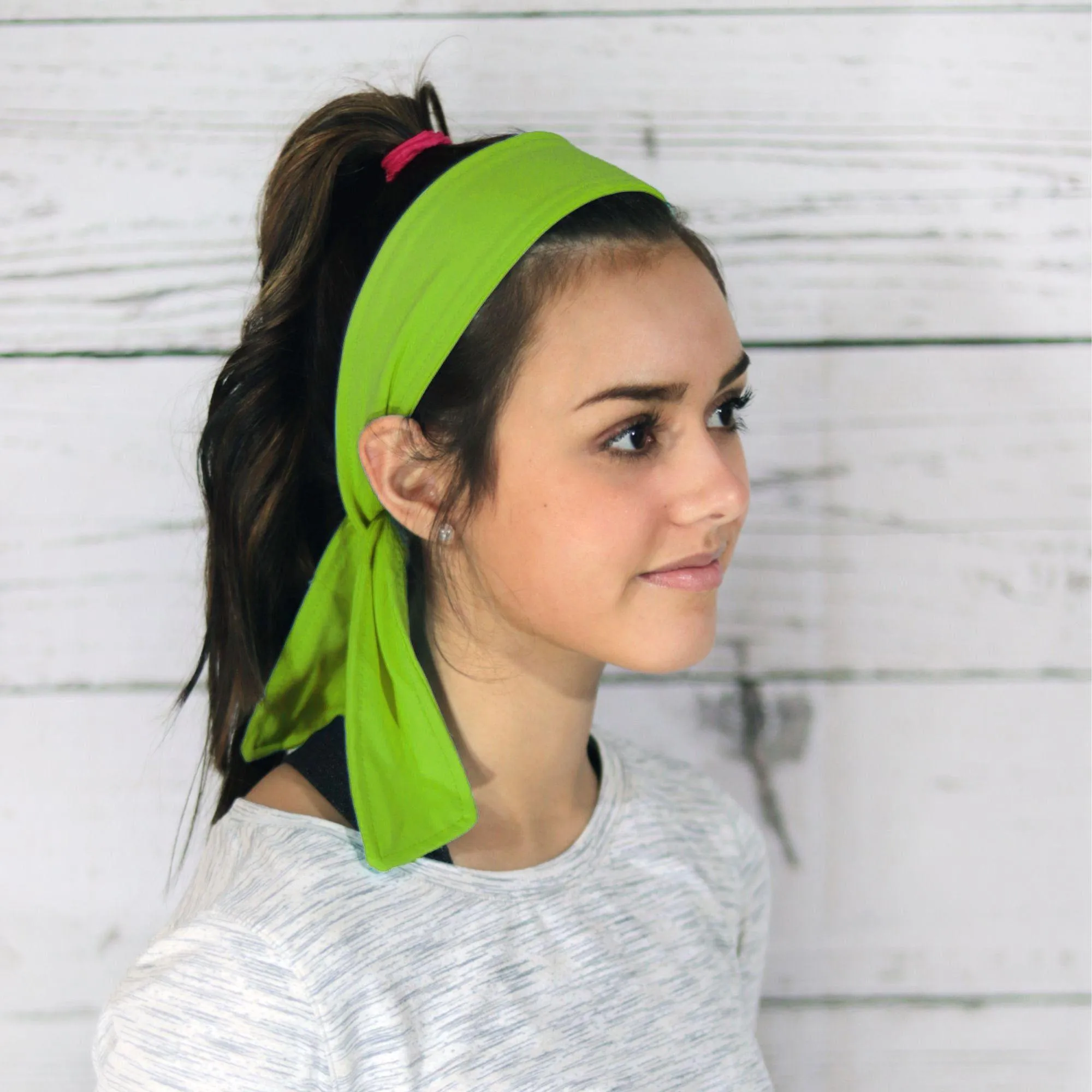 Lime Tie Headband