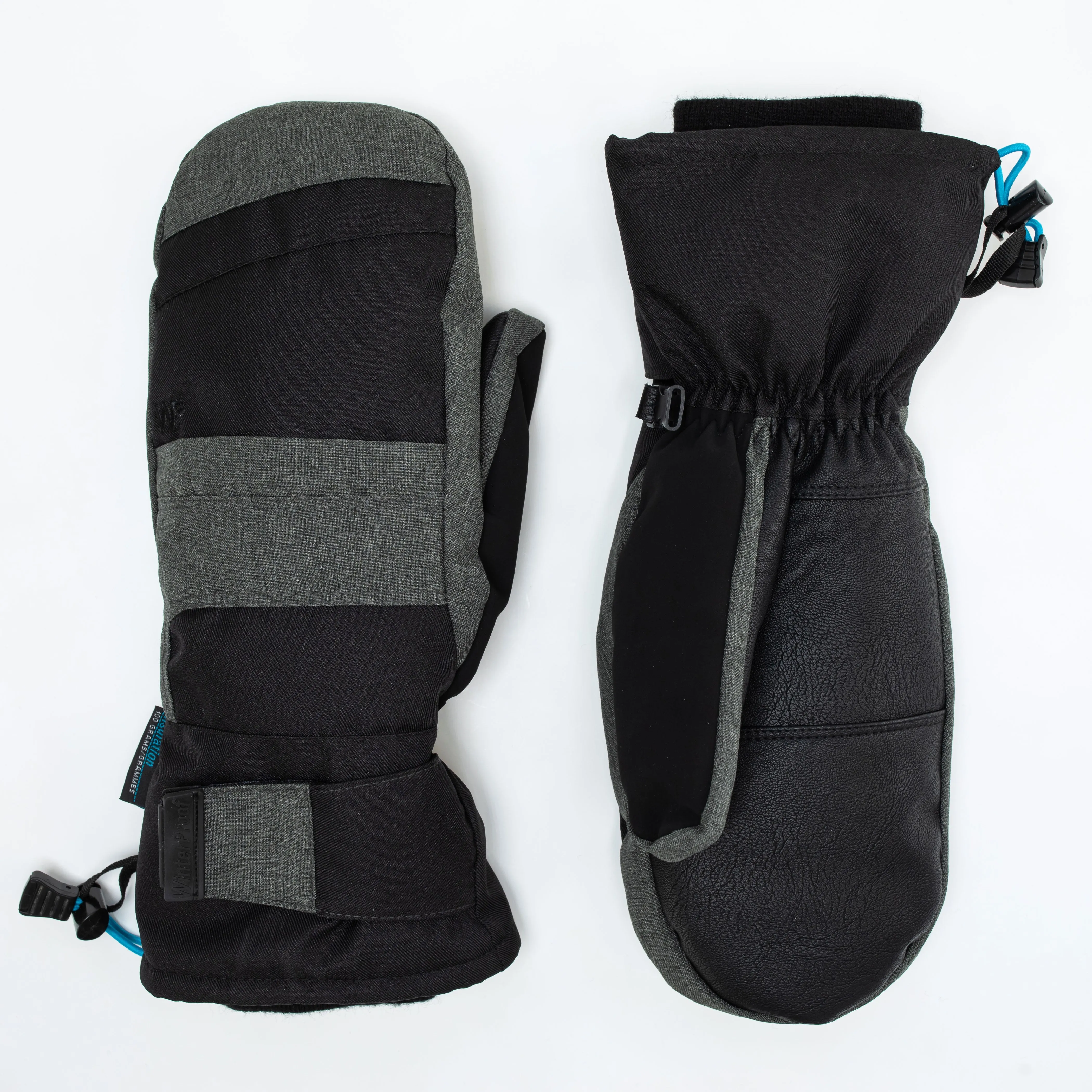 Men's Heather Grey Performance Mittens