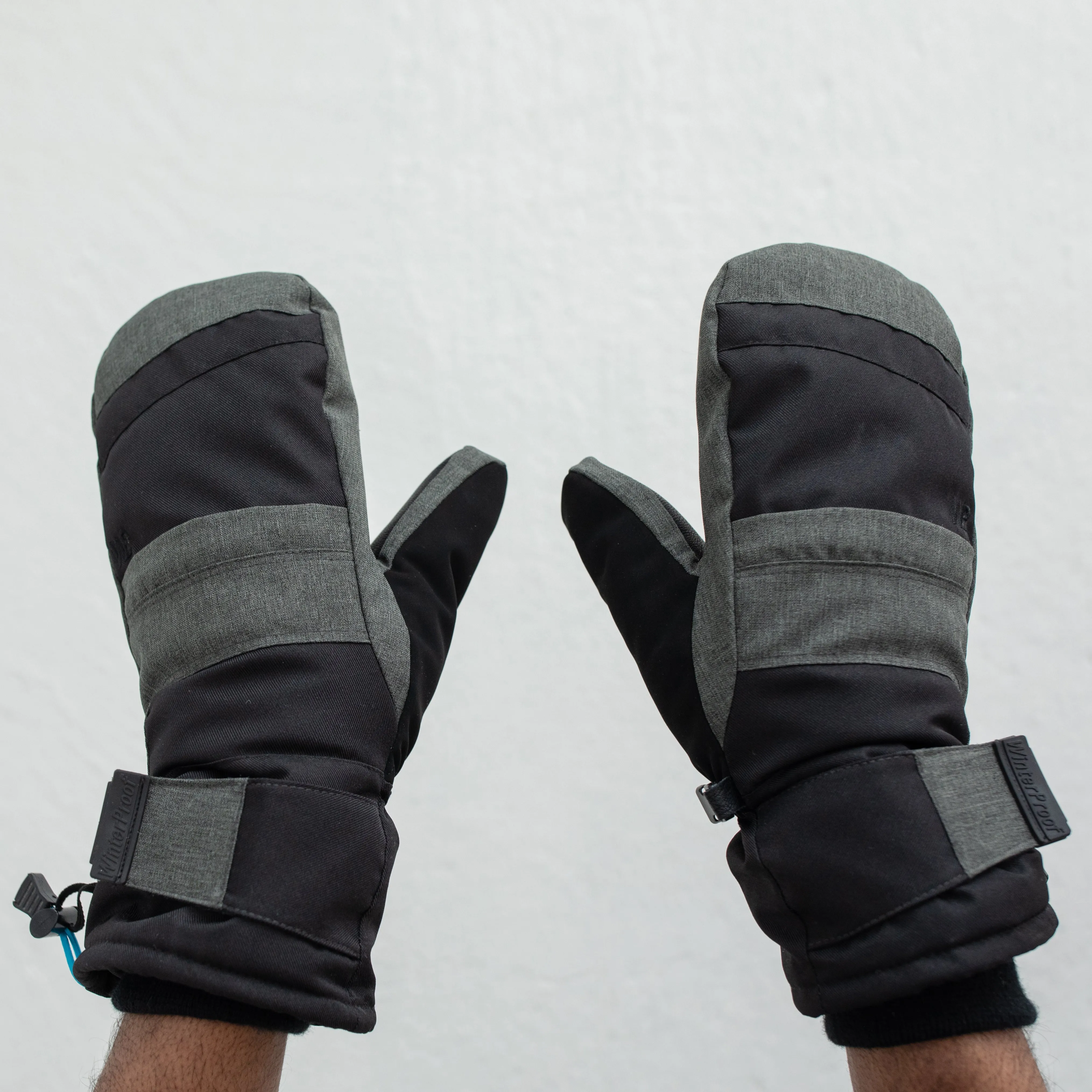 Men's Heather Grey Performance Mittens