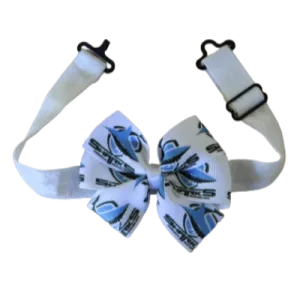 NRL Cronulla Sharks Bella Adjustable Bow Tie