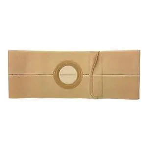 Nu-Form Beige Support Belt 2-1/4" Center Opening 3" Wide 36" - 40" Waist Large