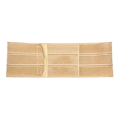 Nu-Hope Support Belt, Original Flat Panel, No Hole, 5" Wide, Medium (32" to 36" Waist), Beige