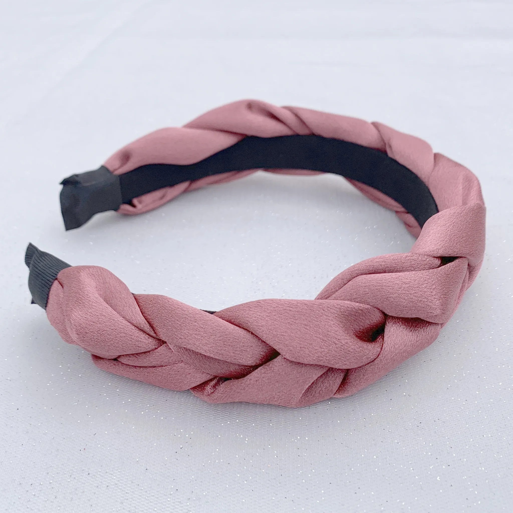 Pink Headband Braided