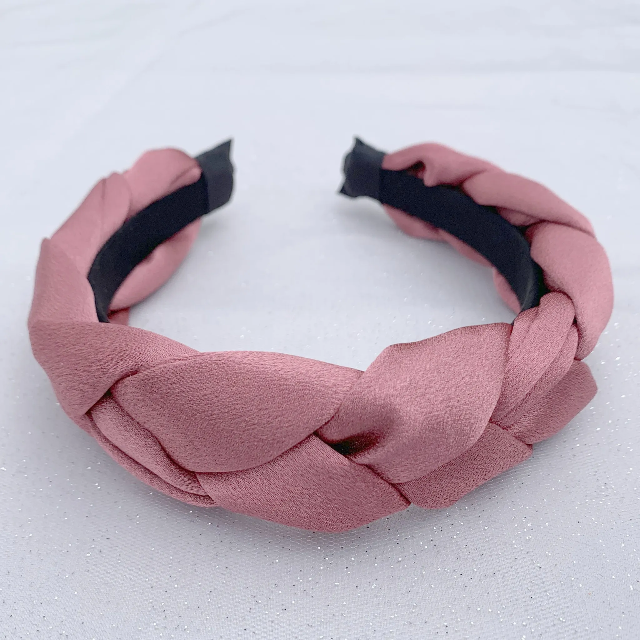 Pink Headband Braided