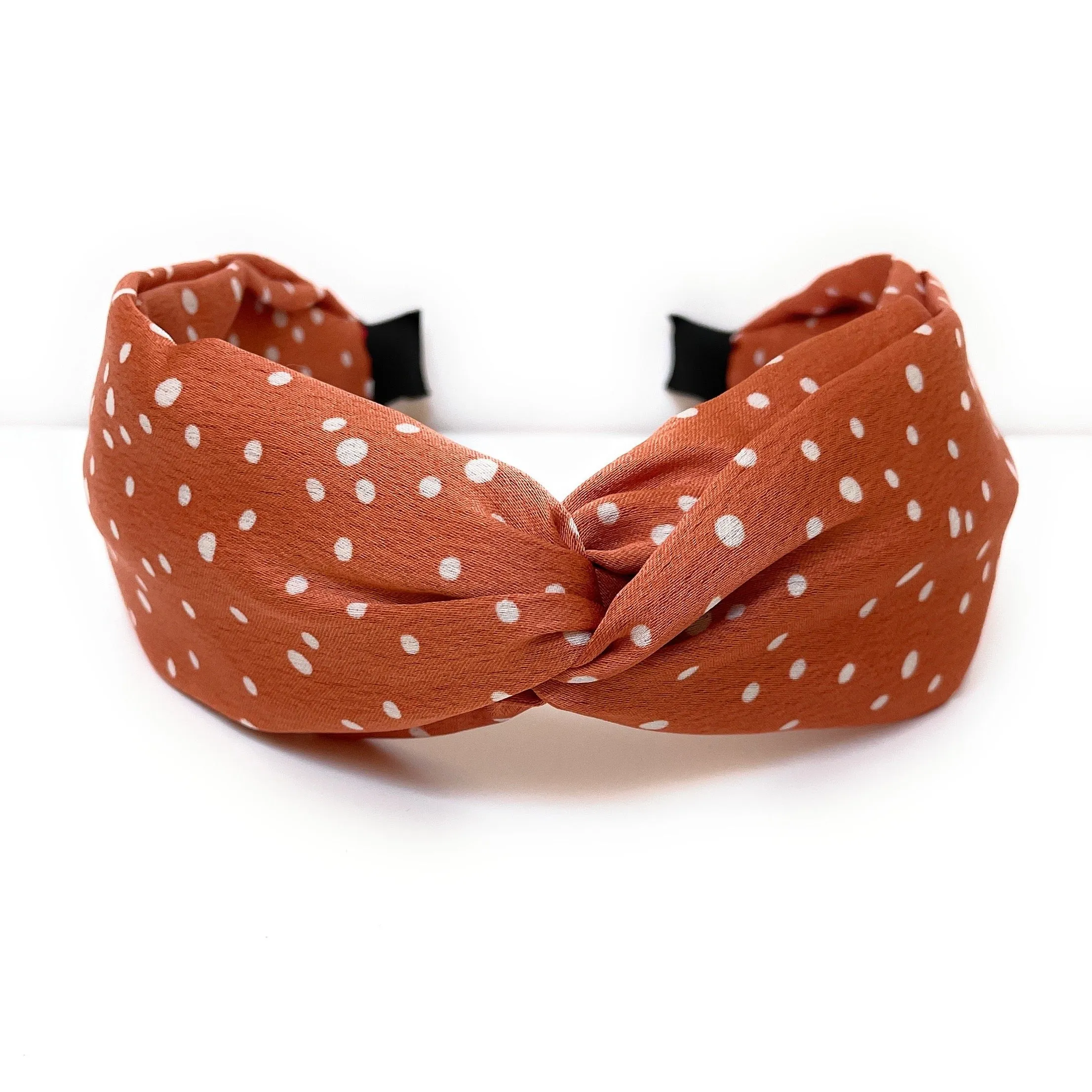 Polka Dot Twist Knot Headband