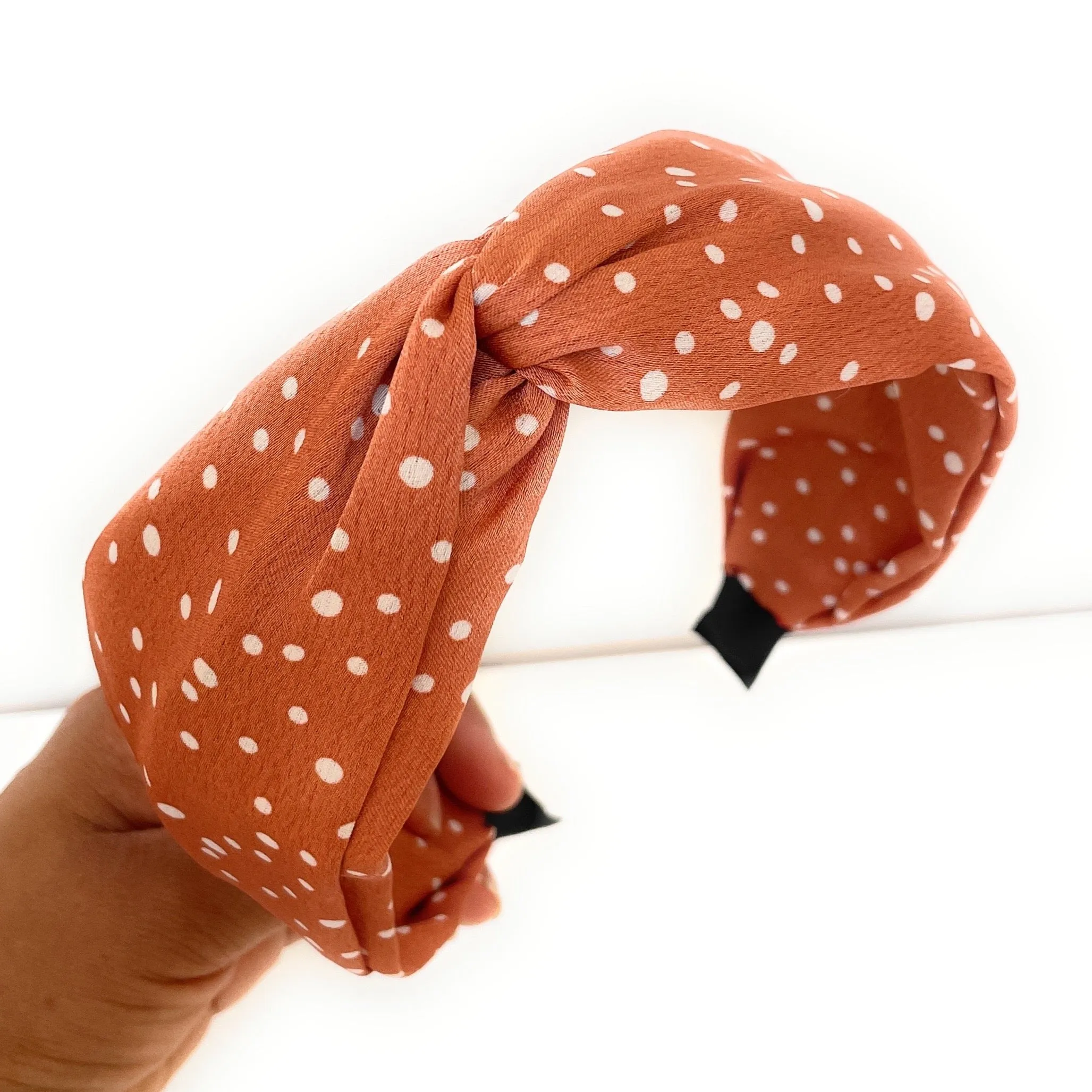 Polka Dot Twist Knot Headband