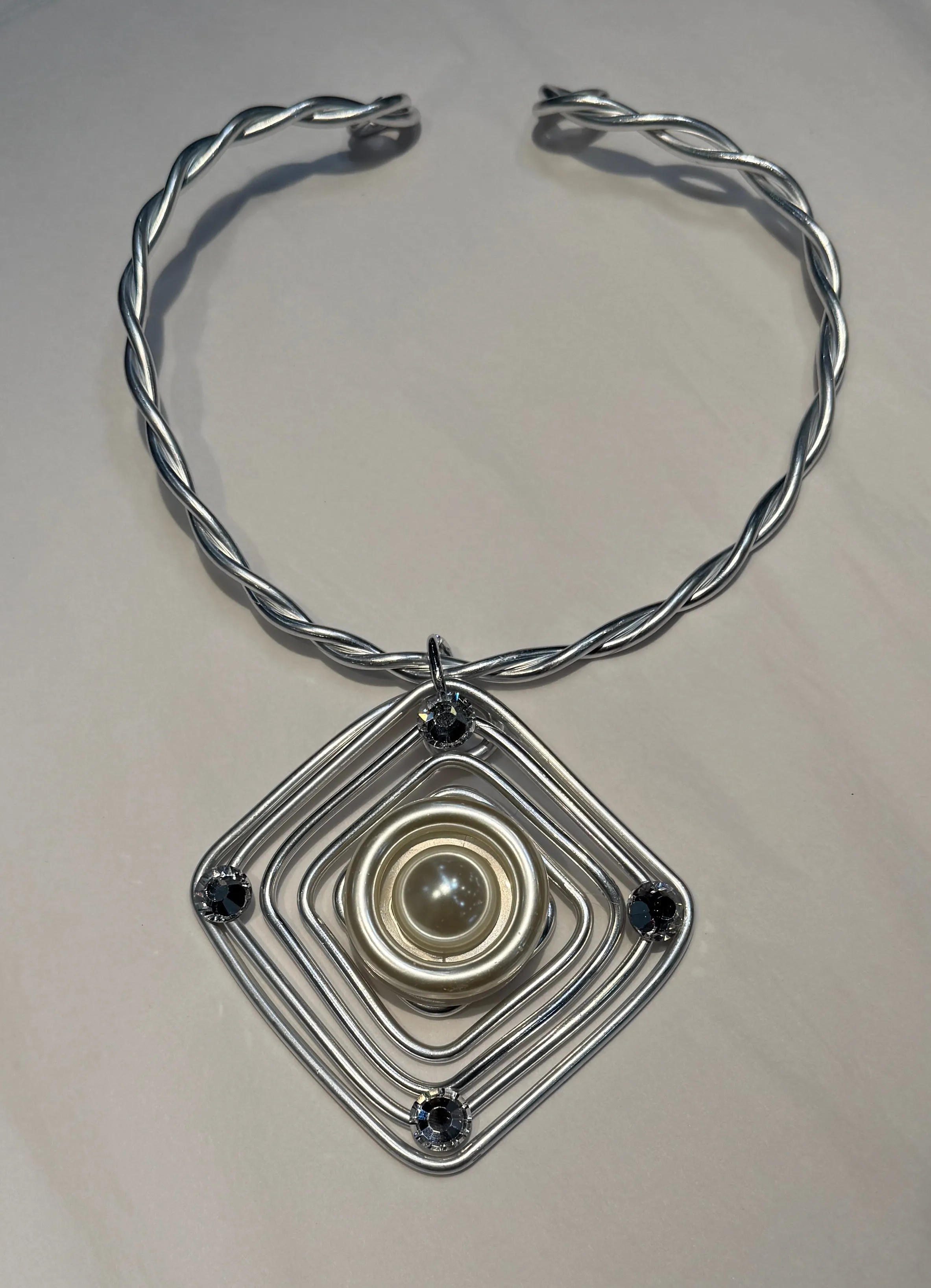 Rhombus Short Necklace by Jeff Lieb