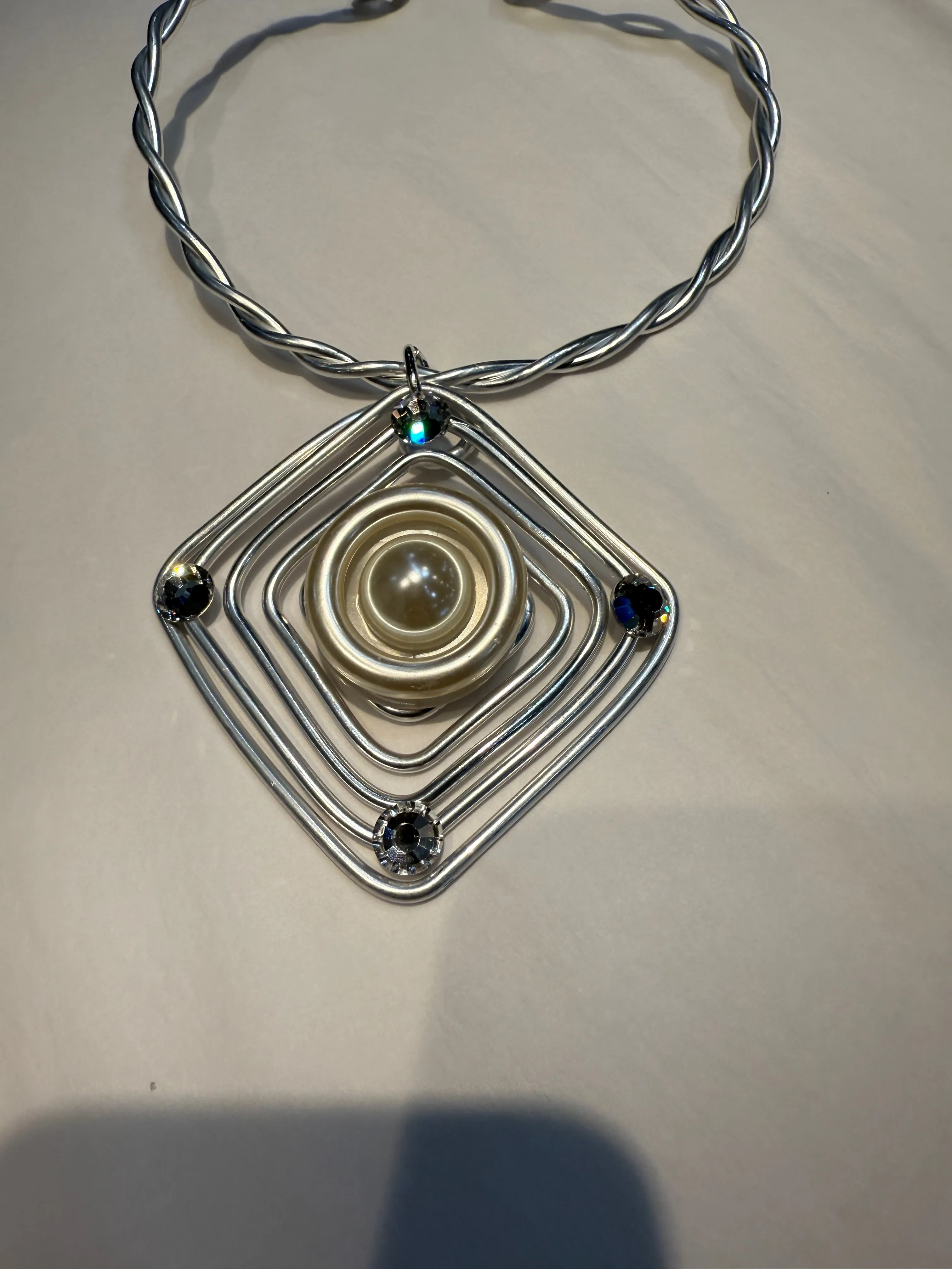 Rhombus Short Necklace by Jeff Lieb