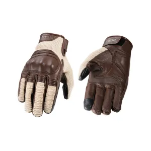 Rokker Austin Mesh Gloves Beige