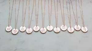 Rose Gold Zodiac Necklace, Zodiac Sign Jewelry, Celestial Jewelry, Unique Zodiac Gift, Zodiac Jewelry, Astrology Gift, Horoscope Jewelry