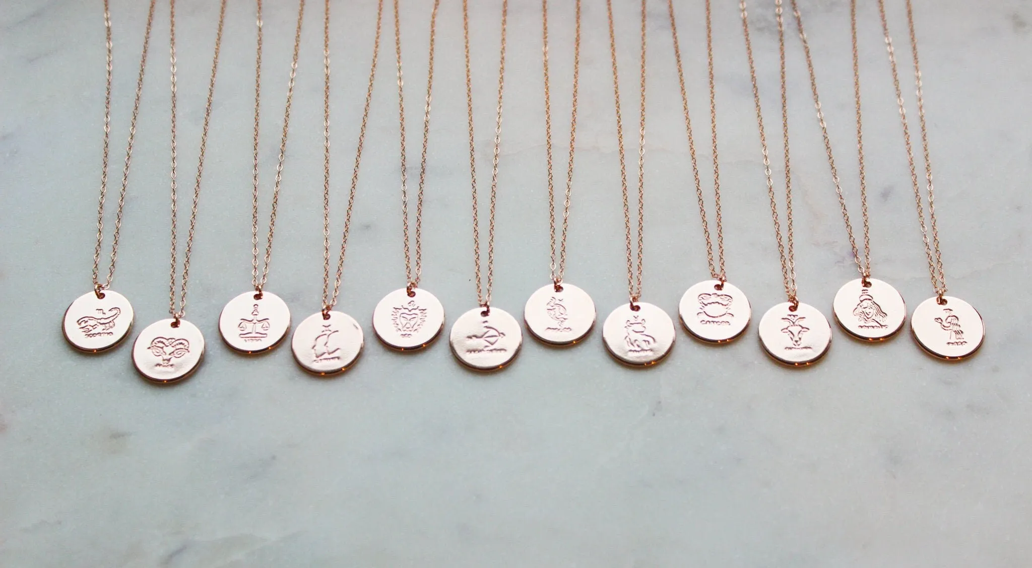 Rose Gold Zodiac Necklace, Zodiac Sign Jewelry, Celestial Jewelry, Unique Zodiac Gift, Zodiac Jewelry, Astrology Gift, Horoscope Jewelry