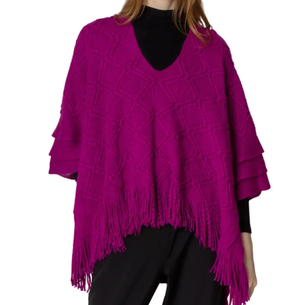 Shop Stylish Purple Poncho for Women - Get Yours Today!