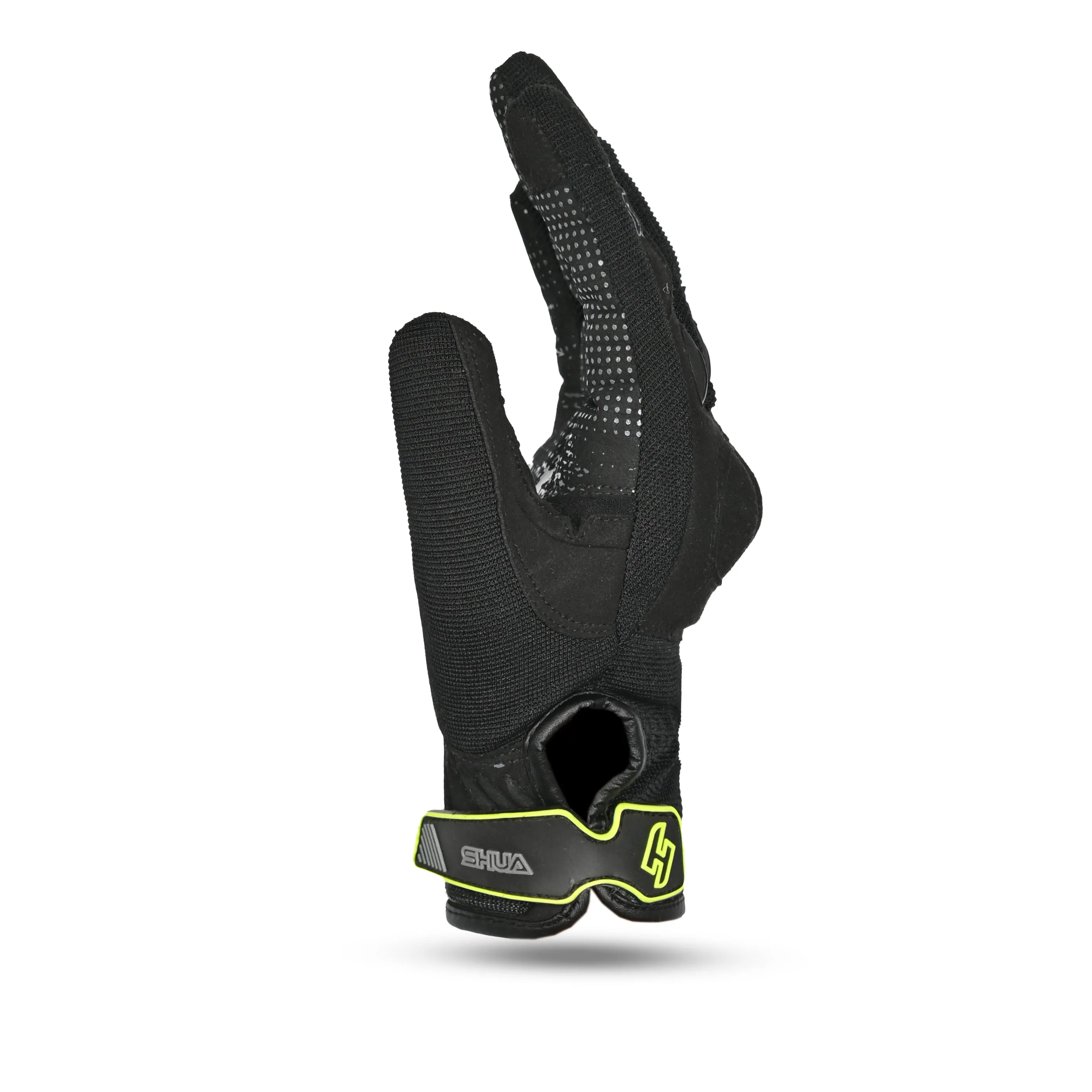 SHUA - ProTech Textile Glove - Black Flouro Yellow