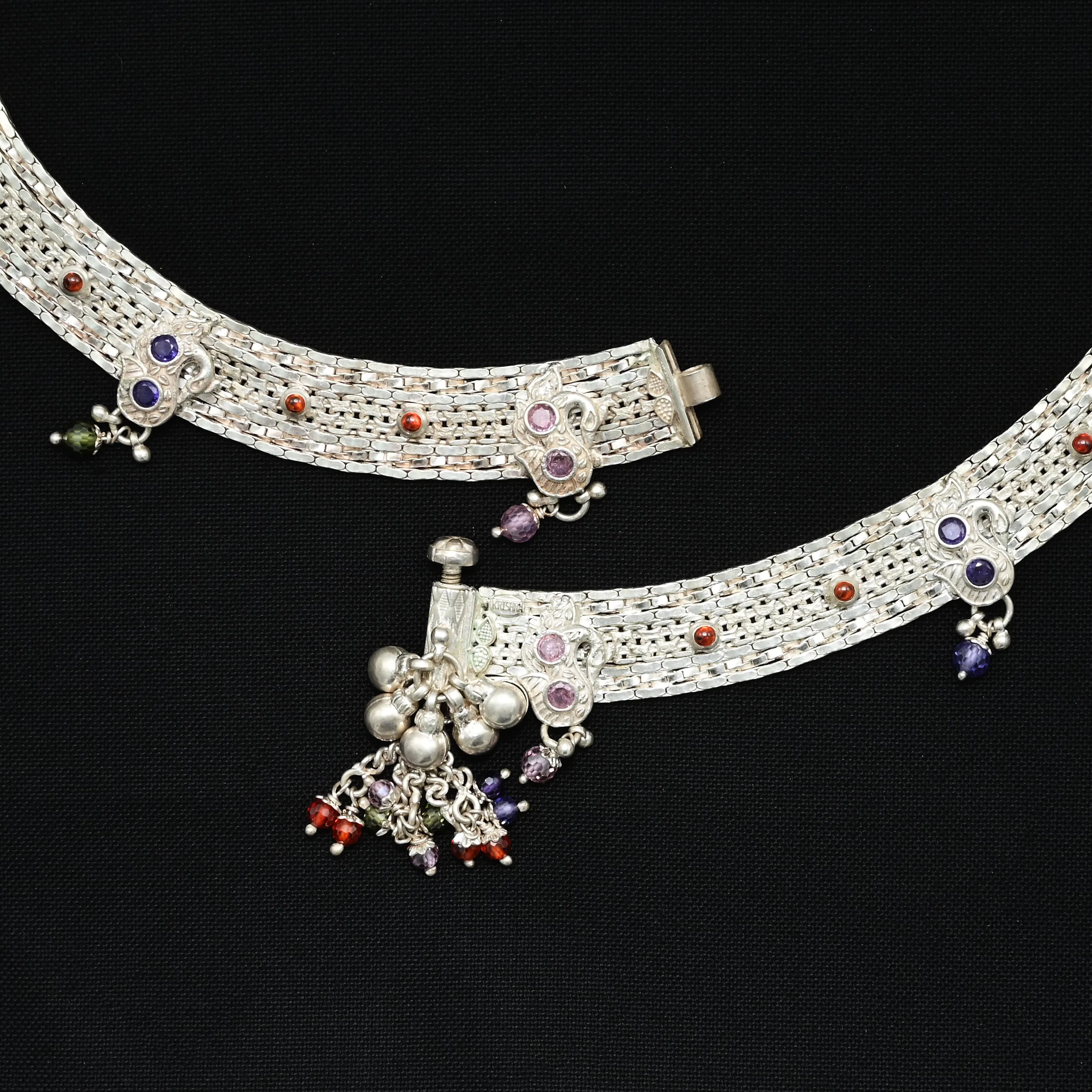 Silver Unique Bridal Charming Anklet