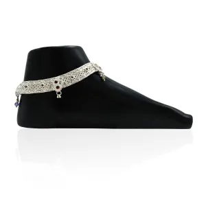 Silver Unique Bridal Charming Anklet