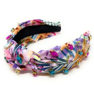 Sophia Jeweled Knotted Headband