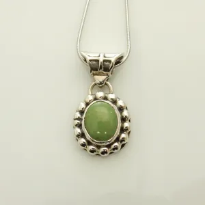 Southwestern Sterling Silver Gaspeite Pendant