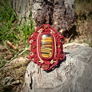 Tiger's eye bracelet (unique design)