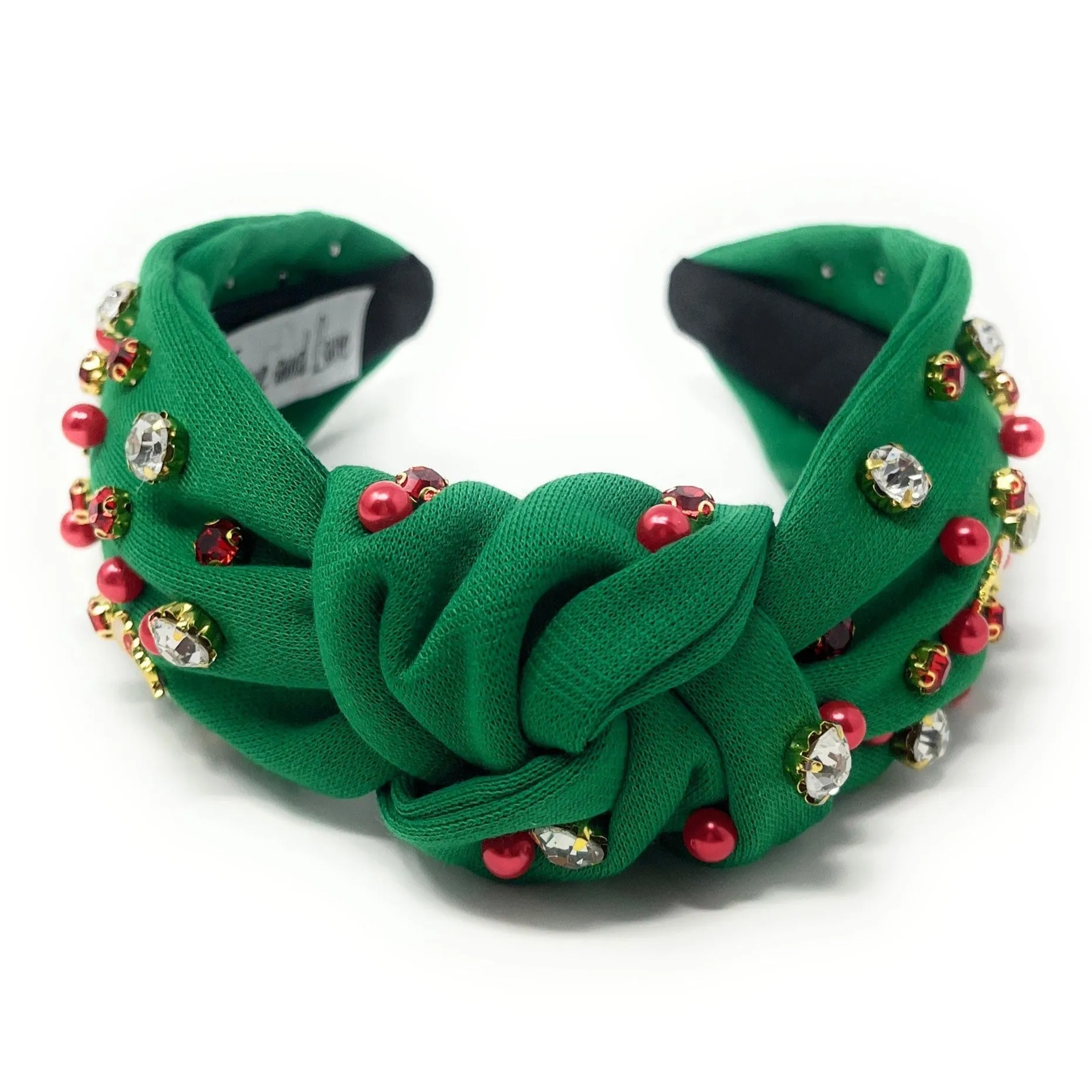 Tree Charm Jeweled Knot Headband