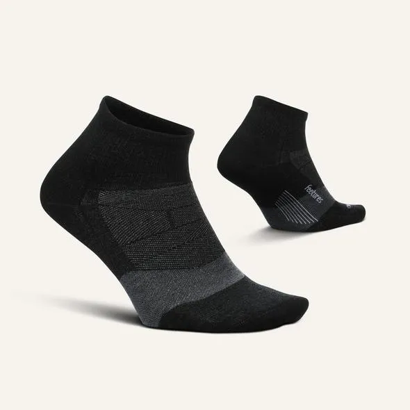 Unisex Merino 10 Cushion Quarter - Charcoal